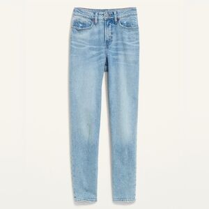 Old Navy NEW O.G. Straight High-Waisted Light Wash Jeans Size 18 Distressed